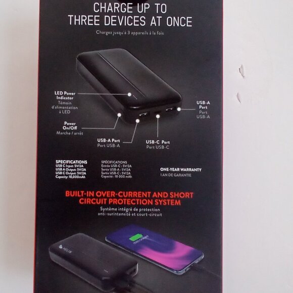 HELIX 18,000 MAH POWER🔋BANK WITH USB-C & USB-A PORTS AND UP TO 5X CHARGES - Picture 14 of 14